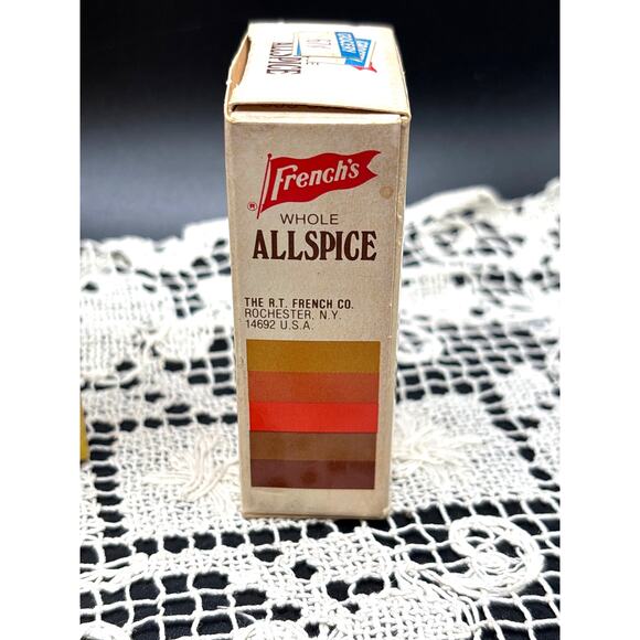 IGA Poppy Seed Spice Box 1970s with French’s Allspice Box 1980s Kitschy Decor - Picture 8 of 11